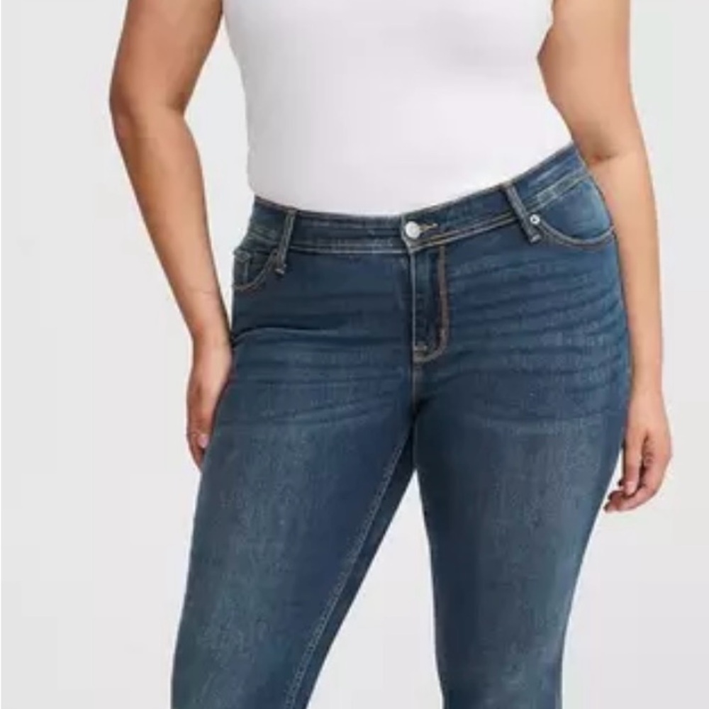 Torrid Dark Blue Boot Cut Jeans